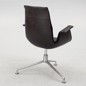 Preben Fabricius & Jørgen Kastholm, armchair model FK 6725 'Tulip, Kill International, 1960s.