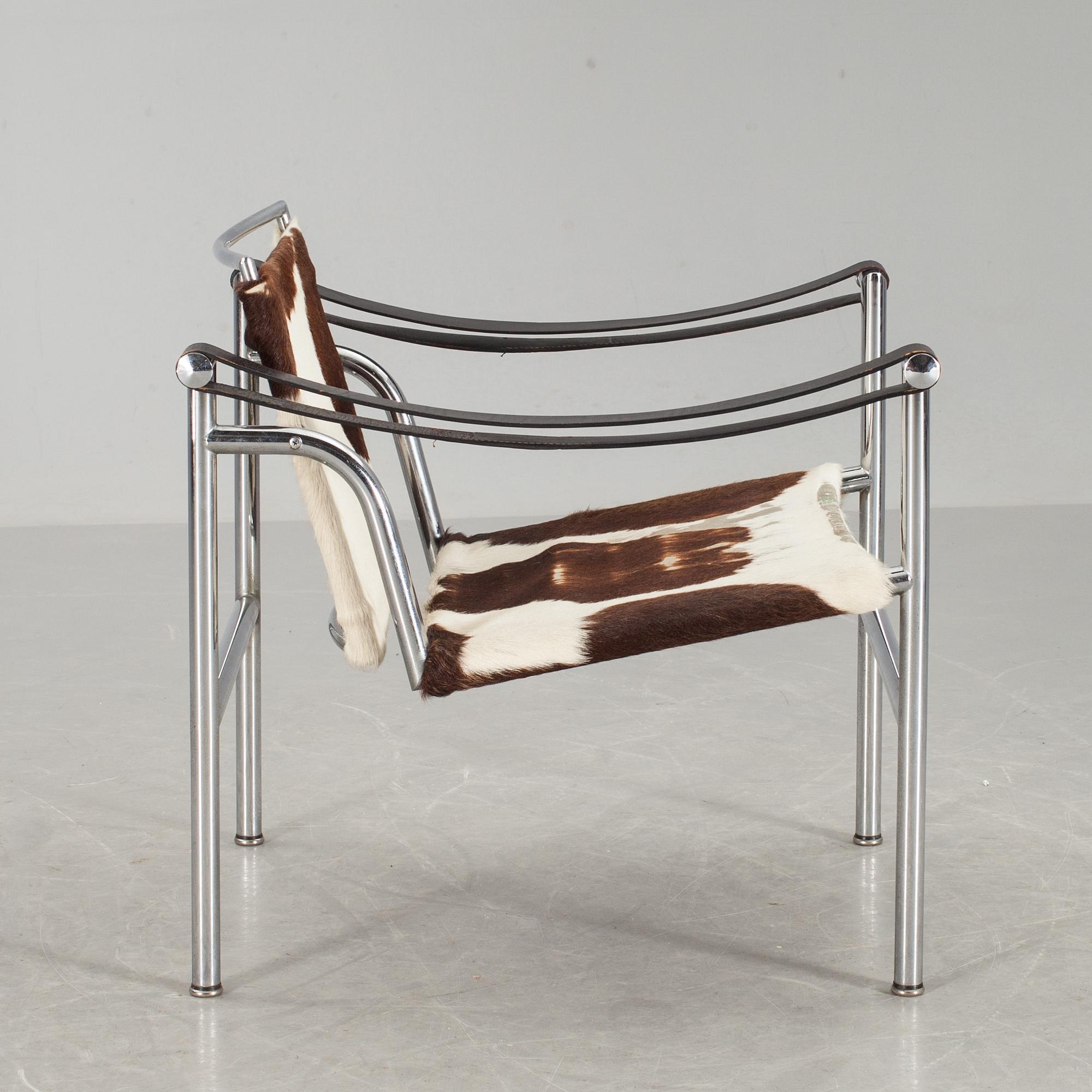 FÅTÖLJ, "LC 1", Le Corbusier, Cassina, märkt.