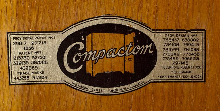 SKÅP, England, Compactom, Regent Street, 1930-talet.