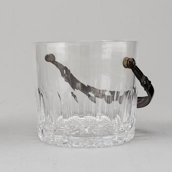 JOHAN ROHDE, ishink, sterlingsilver och kristallglas, "Konge/Acorn", Georg Jensen, Danmark.