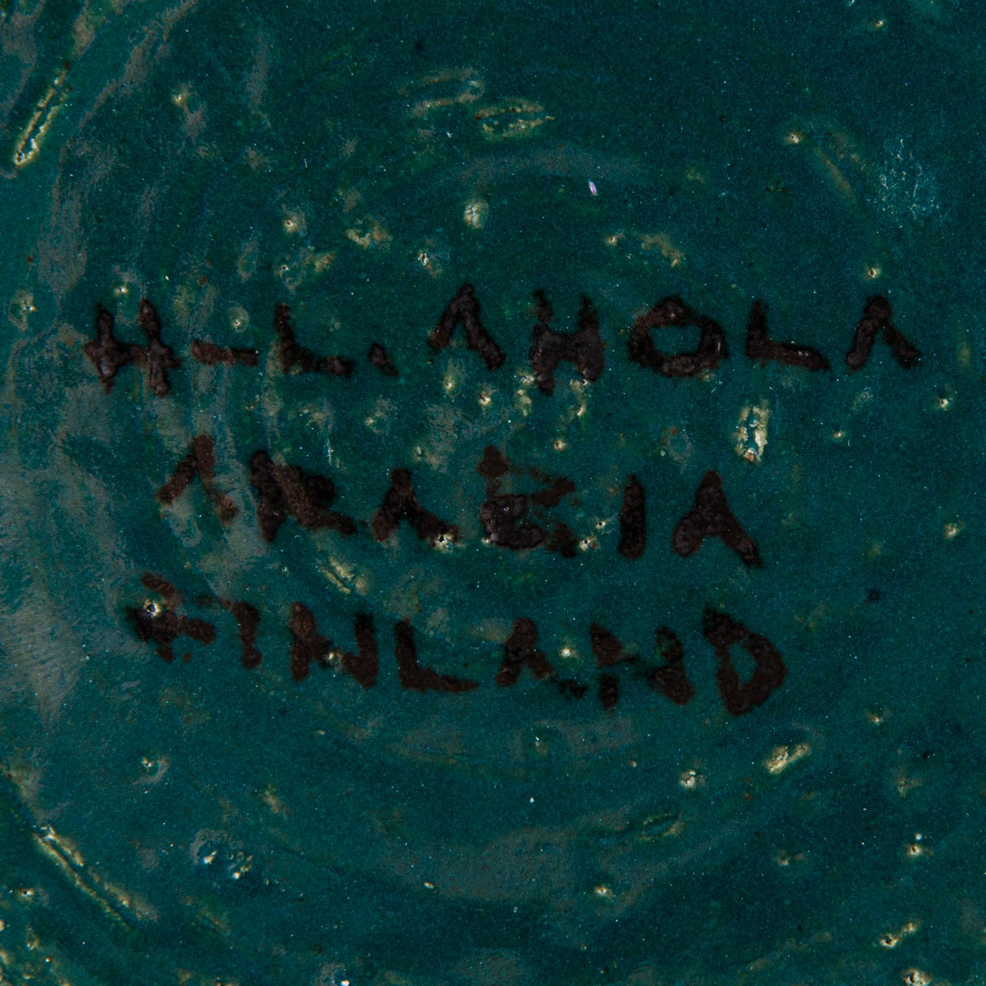 HILKKA-LIISA AHOLA, SKÅL, keramik, signerad H-L Ahola, Arabia Finland.
