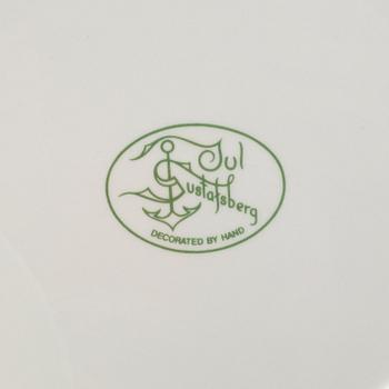 Julservis, 62 delar, porslin, "God Jul", Rörstrand/old Gustavsberg.