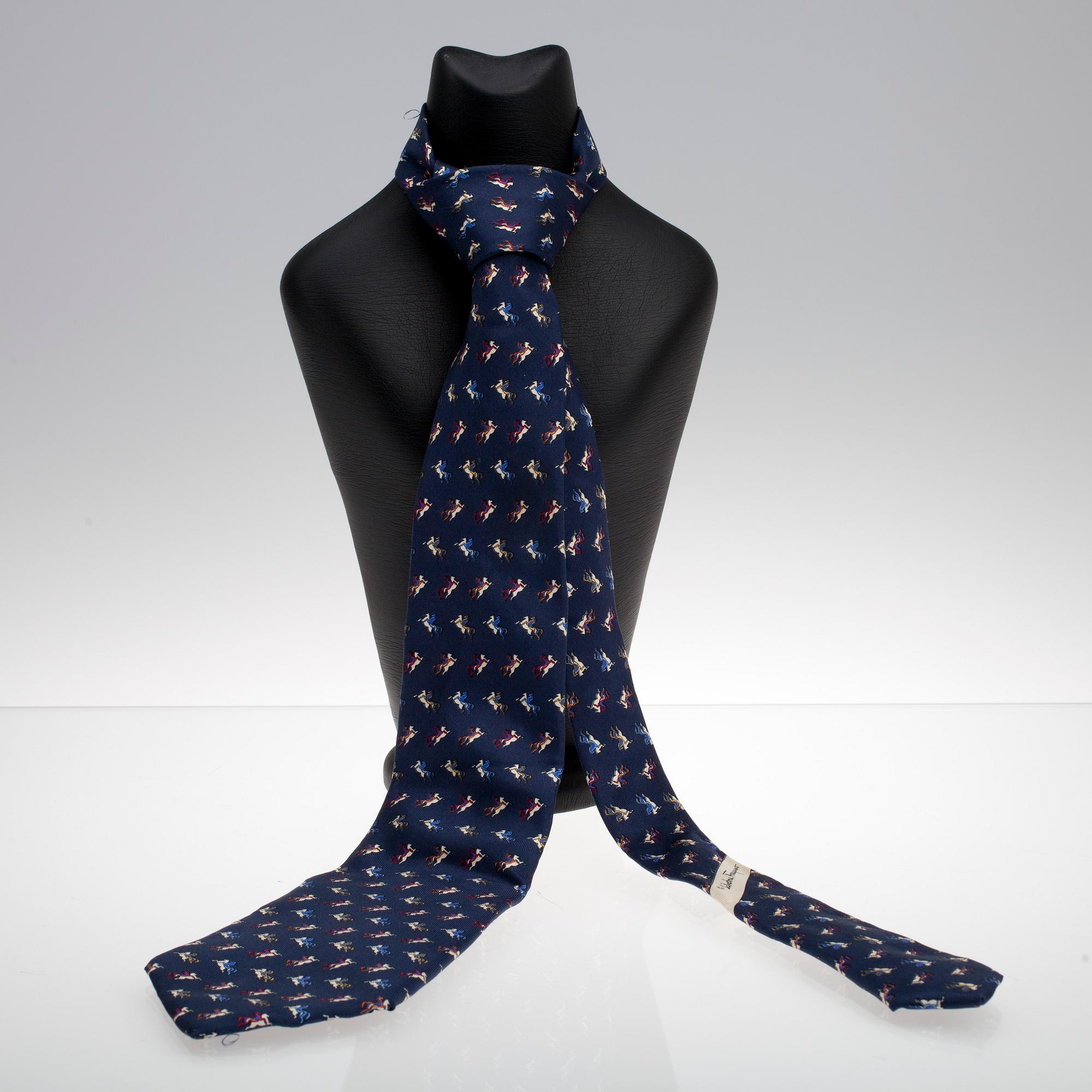 SLIPSAR, 3 stycken, Salvatore Ferragamo, Brooks Brothers samt Yves Saint Laurent.