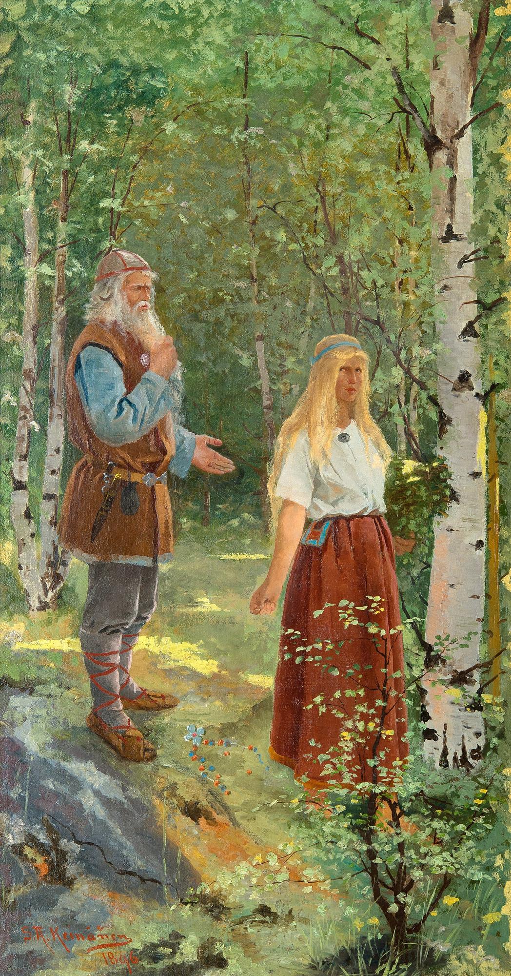 Sigfrid August Keinänen, VÄINÄMÖINEN OCH AINO.