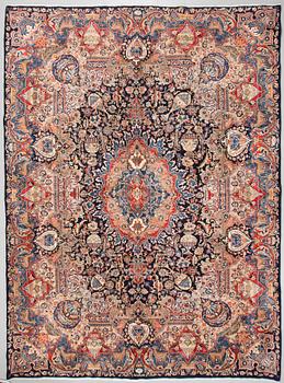 A Kashmar rug, 383 x 300 cm.