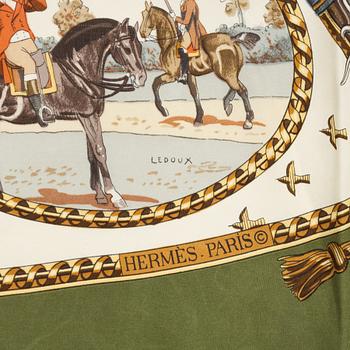 Hermès, scarf, "La Chasse a Tir".