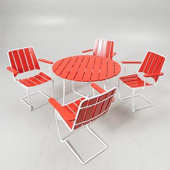 Garden furniture set, 5 pieces, Brissago, Grythyttan.