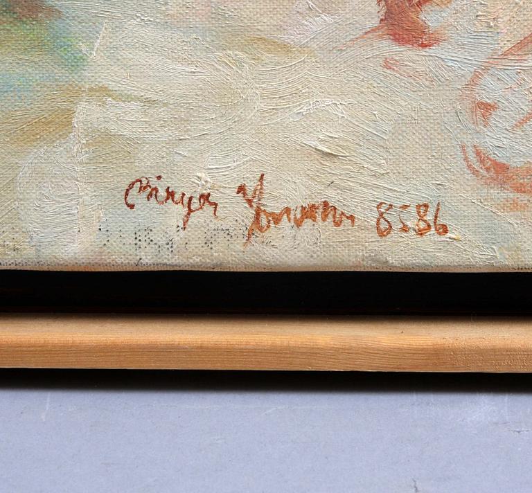 BIRGER JONASSON, olja på duk, sign o dat 85/86.