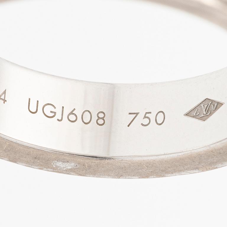 Louis Vuitton, ring, “Empreinte”, 18K white gold with a brilliant-cut diamond.