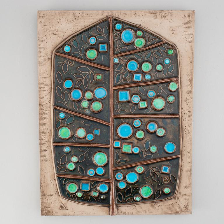 A Ceramic wallplate by Renate Rhein for Rosenthal.