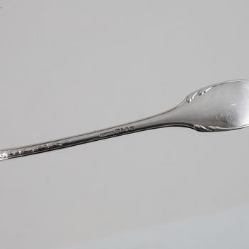 A Swedish Silver Cutlery, mark of W.A. Bolin,  Stockholm (197 pieces).