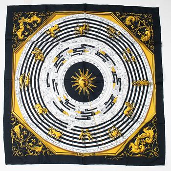 Hermès, scarf, "Dies et Hore"/"Astrologie".