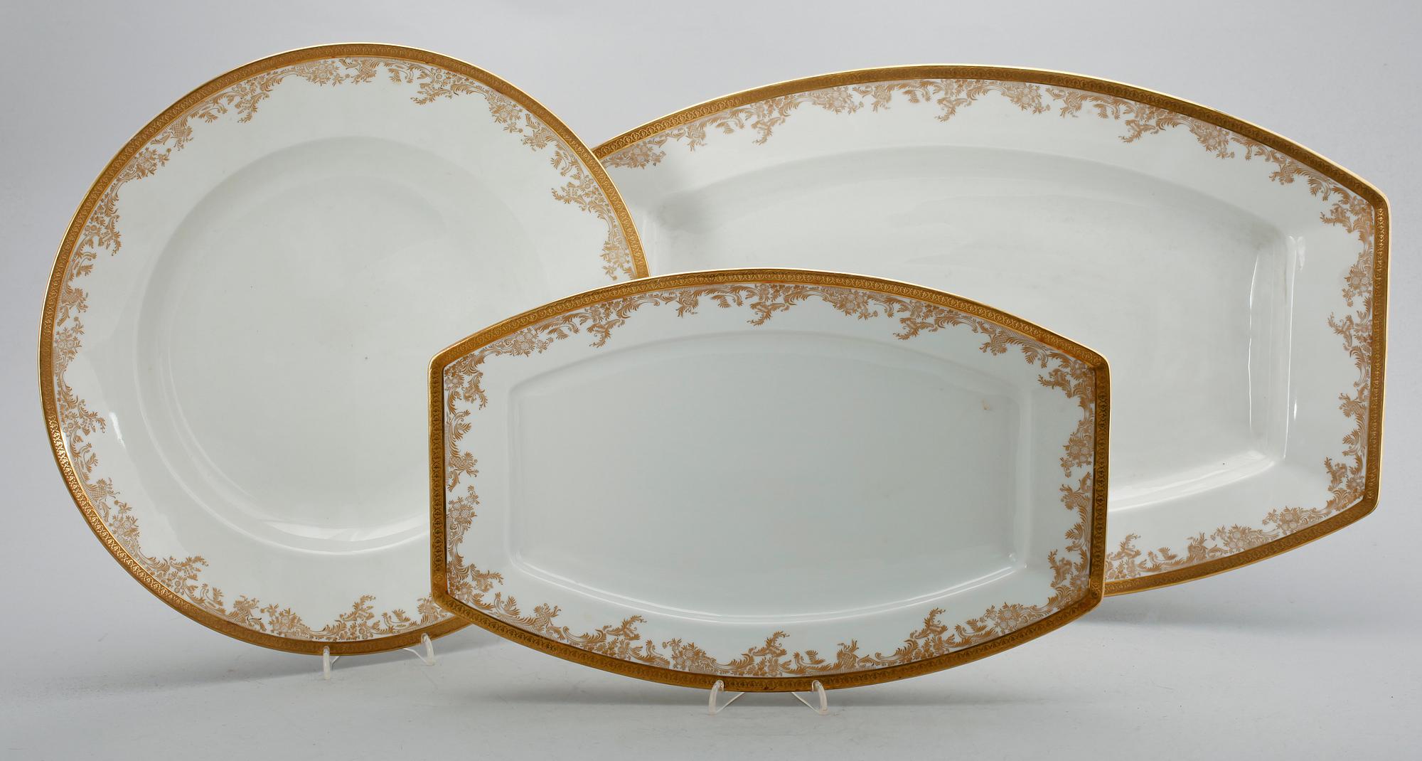 MATSERVIS, 83 del, porslin, Rosenthal, 1900-talets första hälft.