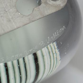 BERTIL VALLIEN, skulptur, glas, Kosta Boda, signerad.