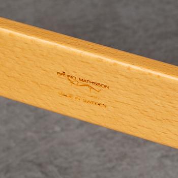 A pair of 'Mina' chairs designed by Bruno Mathsson, Bruno Mathsson International, Värnamo, Sweden.