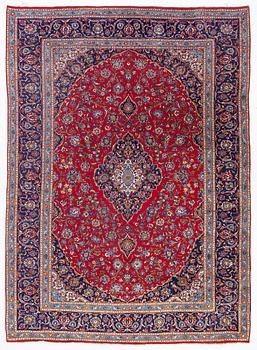 Carpet, Keshan, approx. 400 x 295 cm.