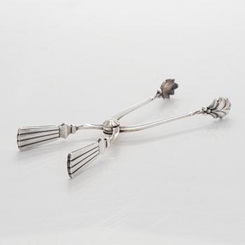 Sterling silver sugar tongs, Georg Jensen, Denmark. After 1945.