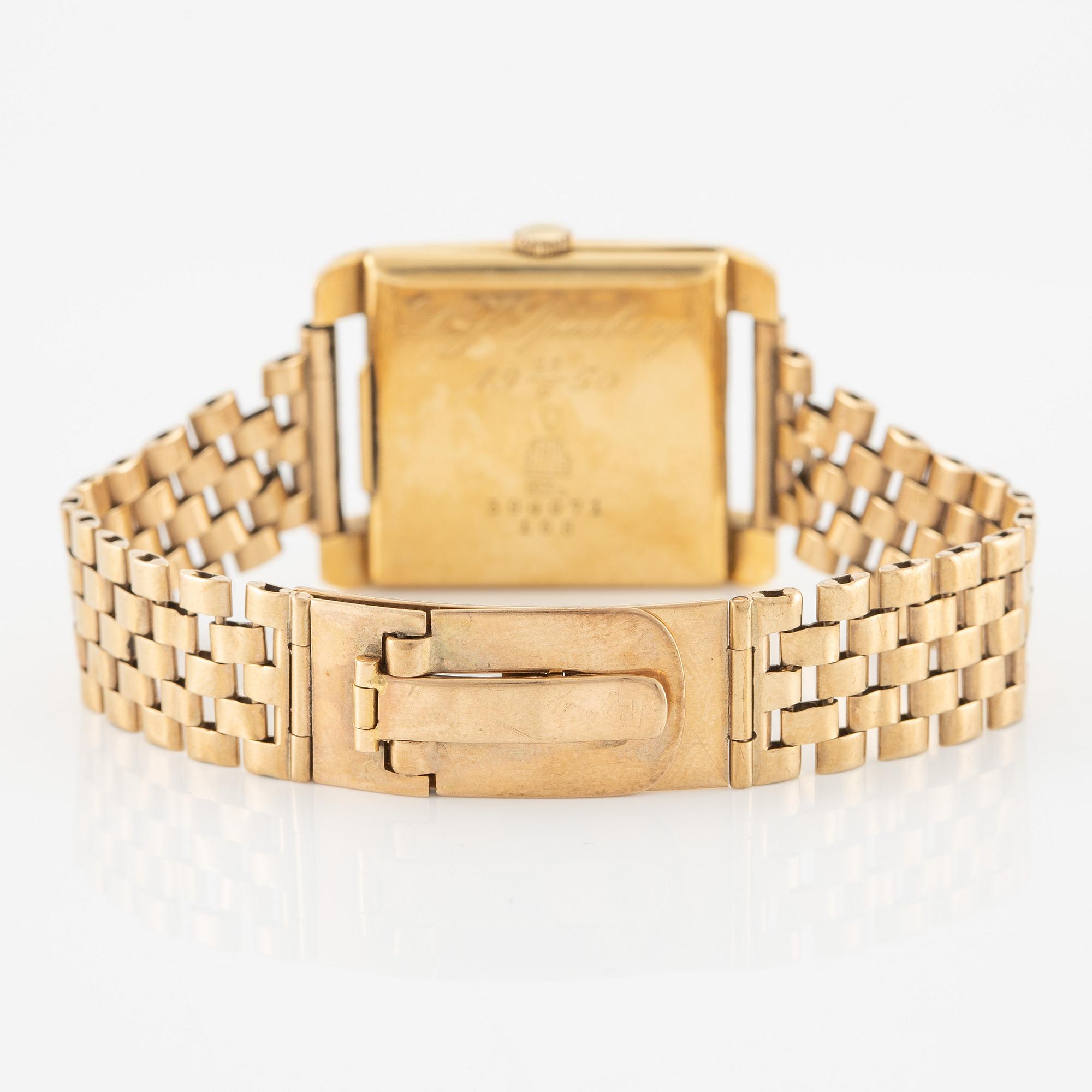 Universal Geneve, wristwatch, 26 x 26 (33.5) mm.