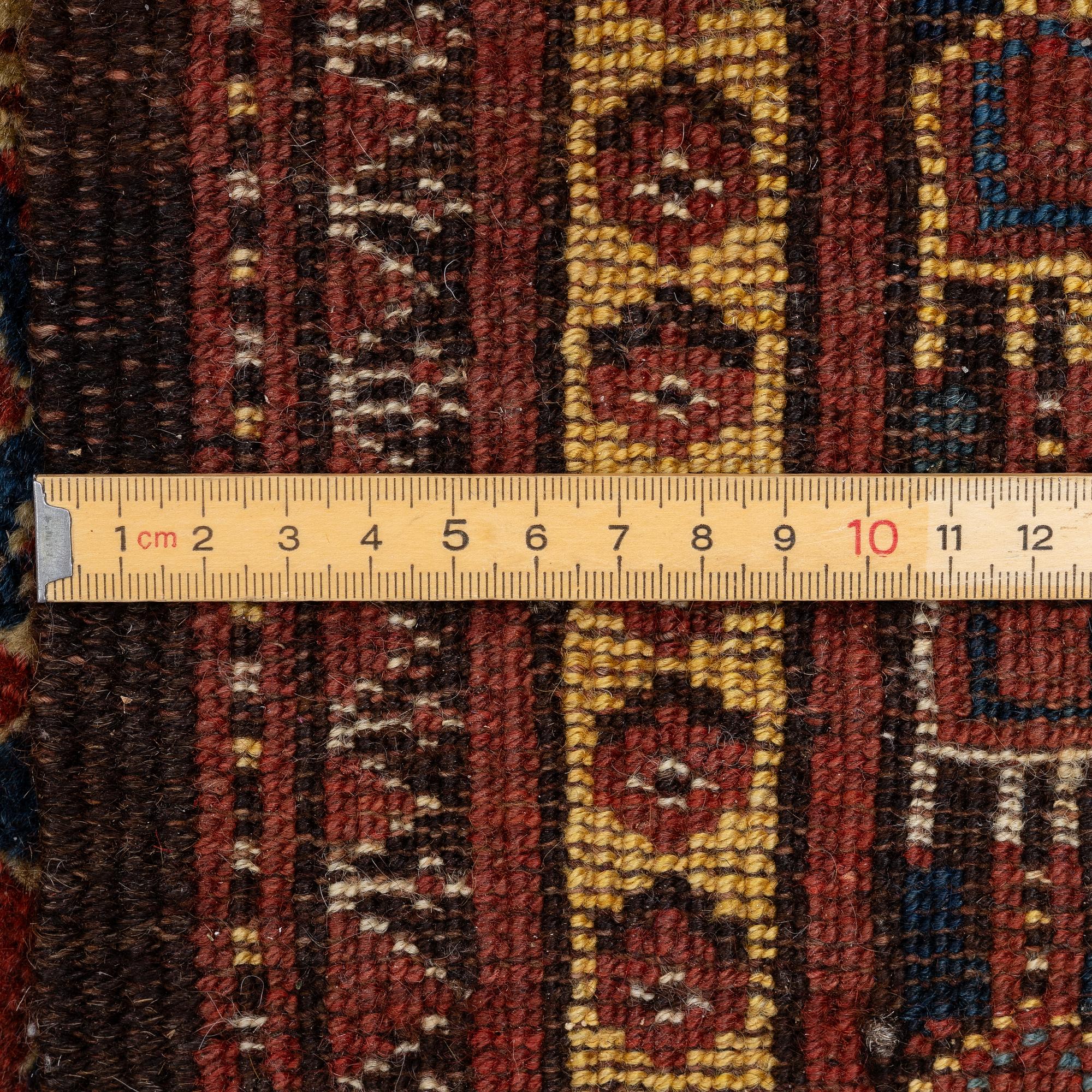 An antique Beshir rug, West Turkmenistan, c. 340 x 169 cm.