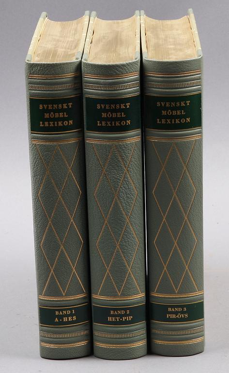 BÖCKER, 3 vol, "Svenskt Möbellexikon".