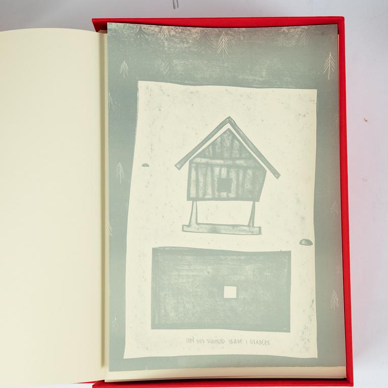 Jordi Arkö, two portfolios with 105 lithographs in colours each.