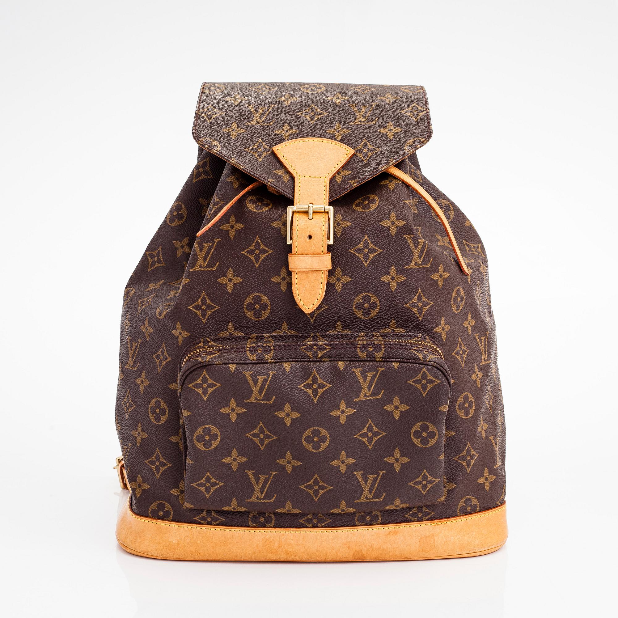 Louis Vuitton, a Monogram Canvas 'Montsouris' backpack.