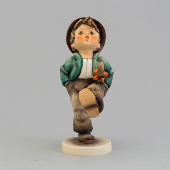 A Hummel porcelain figurine from Goebel, West Germany.