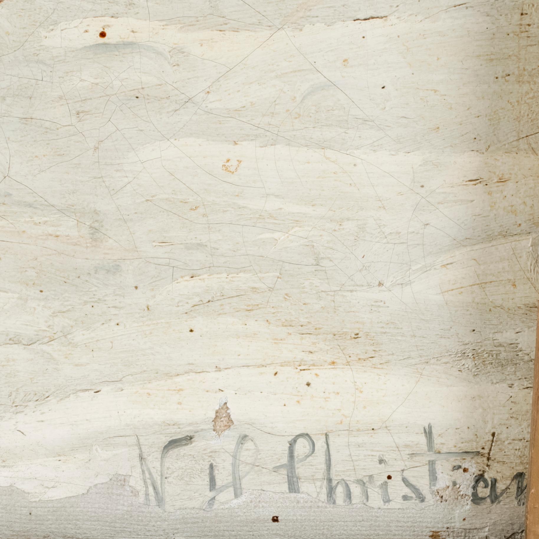 NIELS PETER CHRISTIANSEN, olja på duk. Sign.