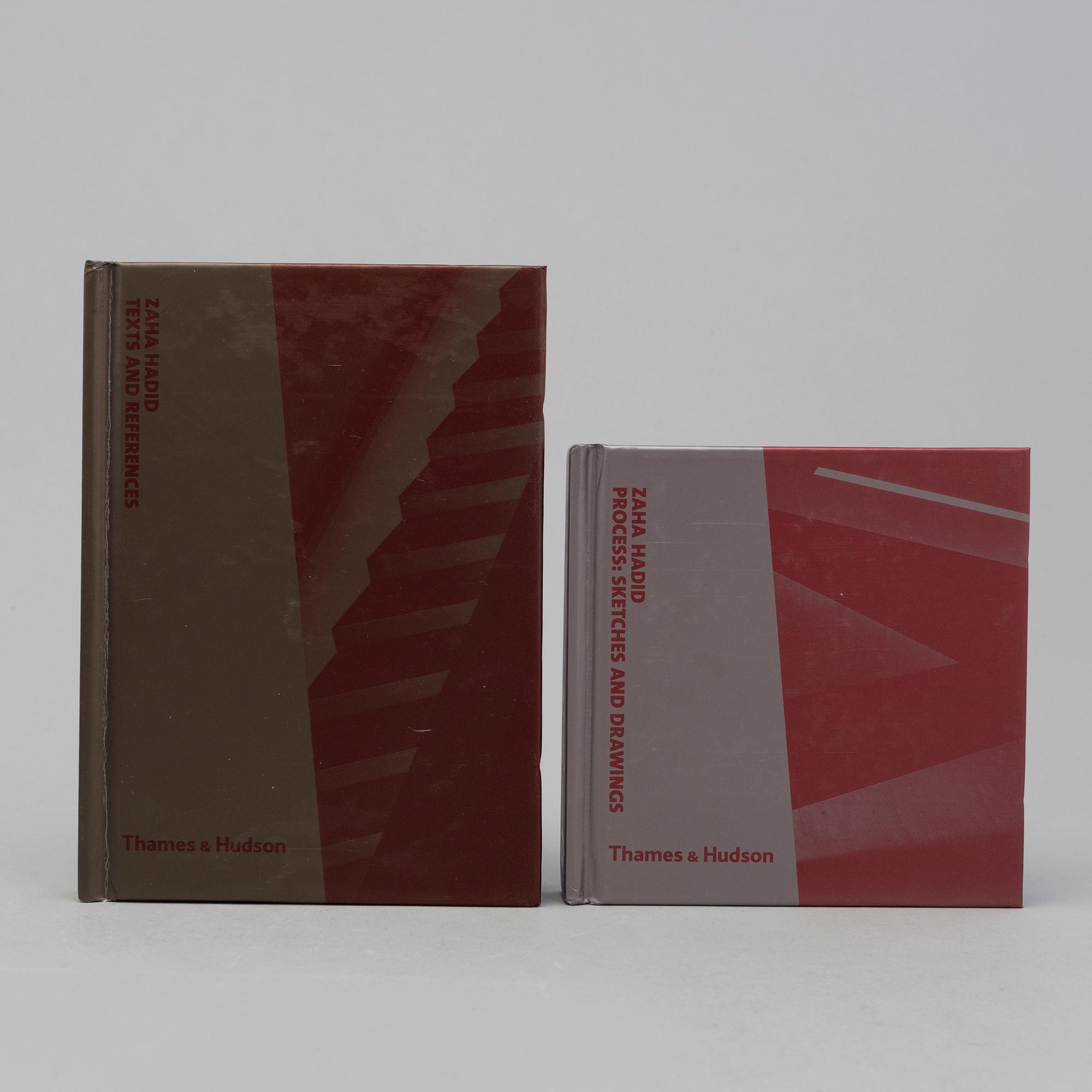 Architecture books, Zaha Hadid: Complete Works, 4 vol, London 2004.