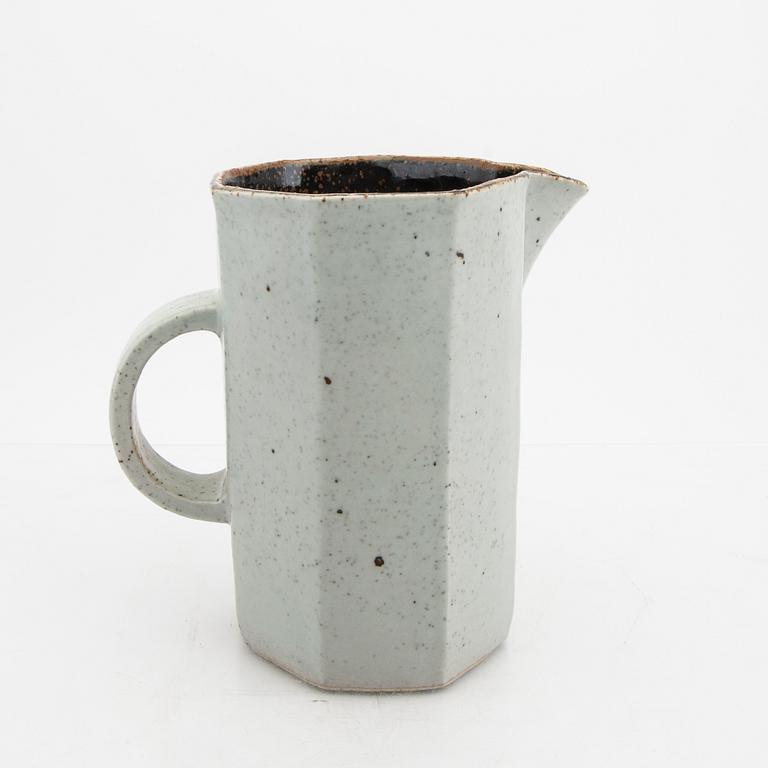 Signe Persson-Melin, a glazed ceramic pitcher, signed by hand numbered 178 och dated 1982, Rörstrand.