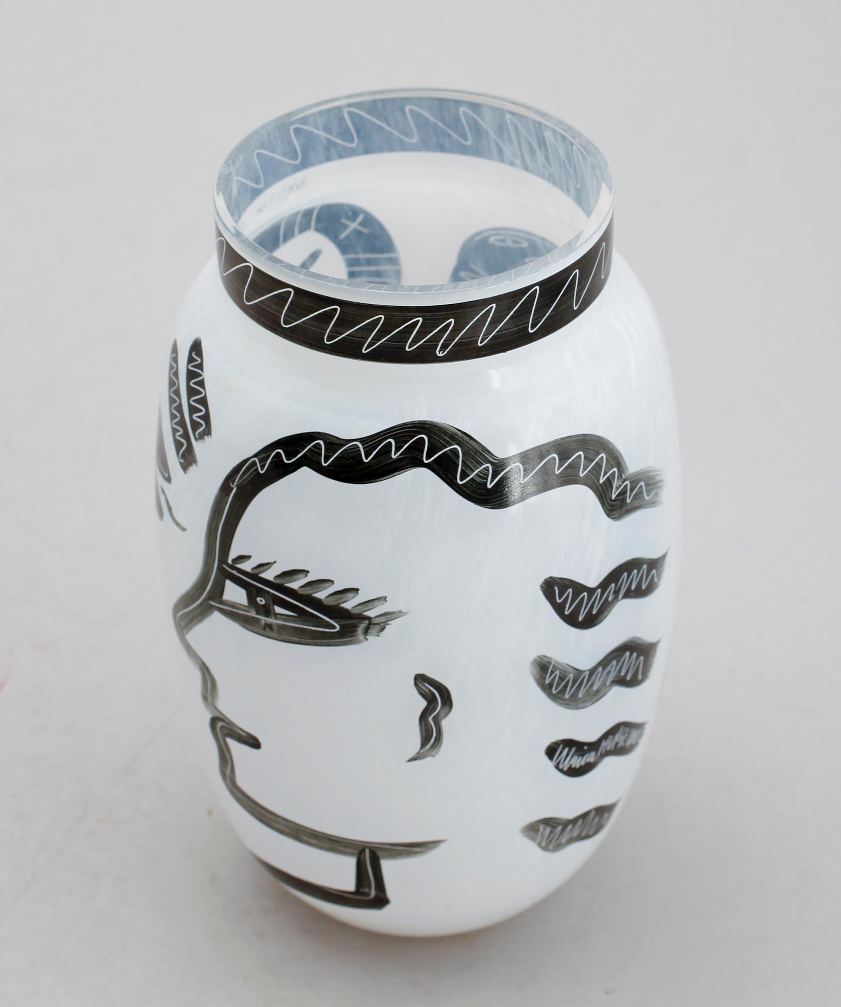 VAS, glas, Ulrica Hydman Vallien, Kosta Boda.