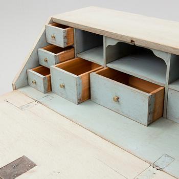 A Swedish painted secretaire, first half of the 19th century.