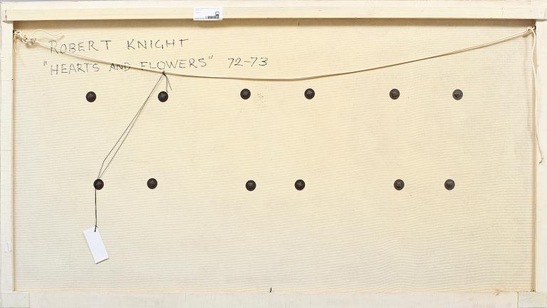 OKÄND KONSTNÄR, blandteknik, sign a tergo Robert Knight.