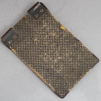 A Chinese wooden box, 20th century.