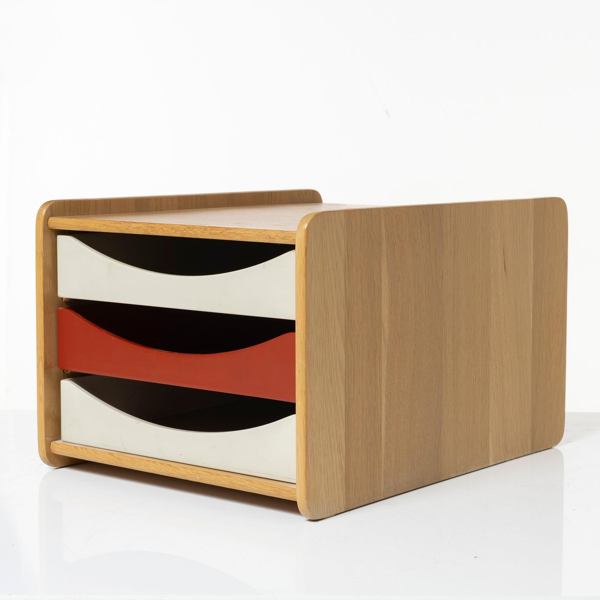 Børge Mogensen, an oak 'A4/3' box for documents for AB Karl Andersen & Söner.