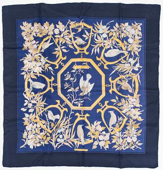 Hermès, A 'Ramage' silk scarf.