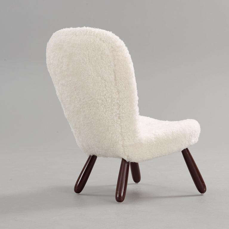 A 'Clam' easy chair attributed to Philip Arctander, 1940's-50's.