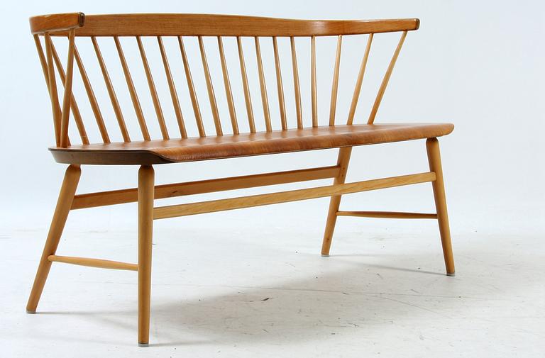 SOFFA, samt STOLAR, ett par, "Florett"-serien, Bröderna Wigells Stolfabrik AB, Malmbäck, 1950/1960-tal.