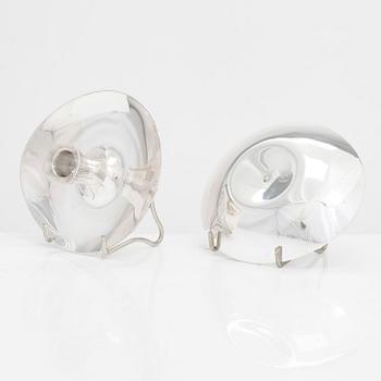 Tapio Wirkkala, ljusstakar, 3 st, silver, Hopeatehdas, Helsingfors 1958-59.