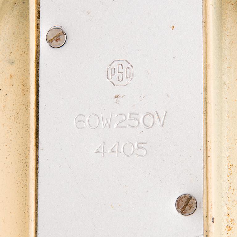 A mid 20th century desk lamp  by PSO, Pohjoismainen Sähkö Oy, Finland.