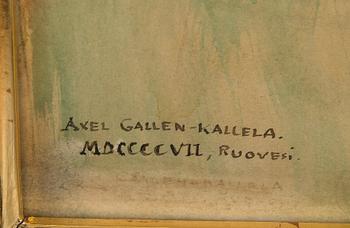 Akseli Gallen-Kallela, UNG KVINNA AMMANDE SITT BARN,