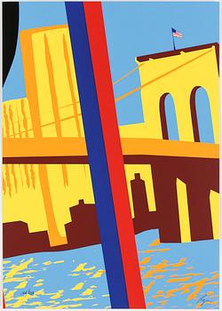 RICHARD RYAN, serigrafier, 2 st, ur serien "Manhattan Octaves", signerad och numrerad 166/250.