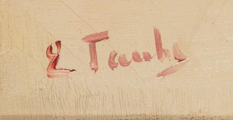 Eugen Taube, olja på duk, signerad.