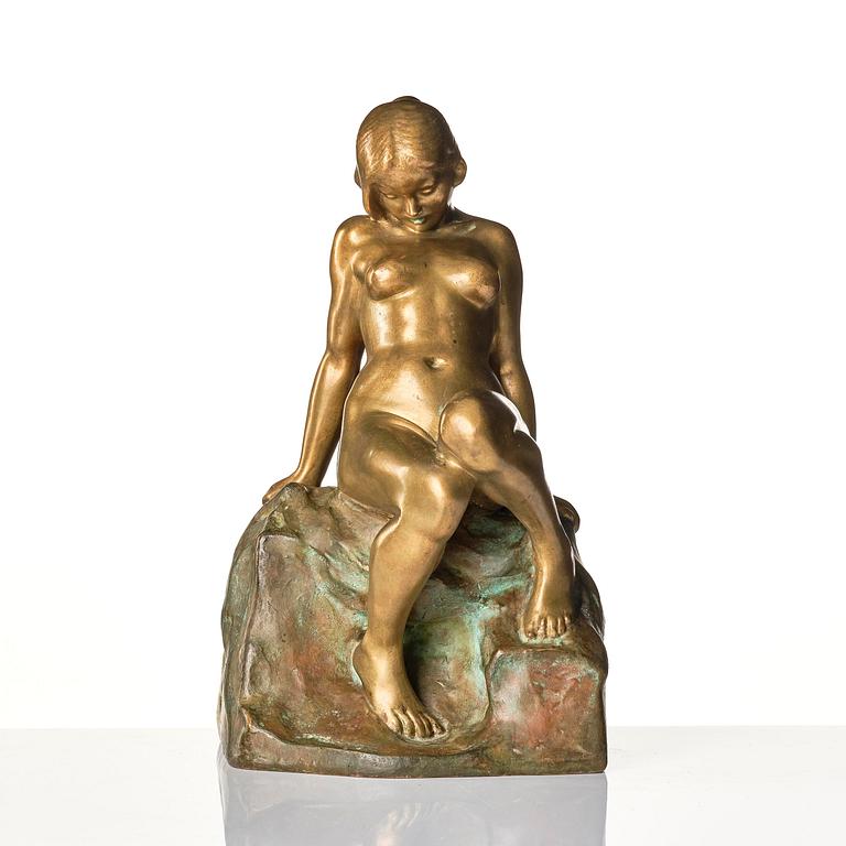 Carl Eldh, "Sittande flicka".
