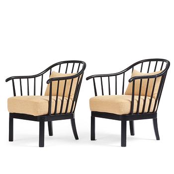 299. Otto Schulz, a pair of armchairs, Boet, Gothenburg 1930s-40s.