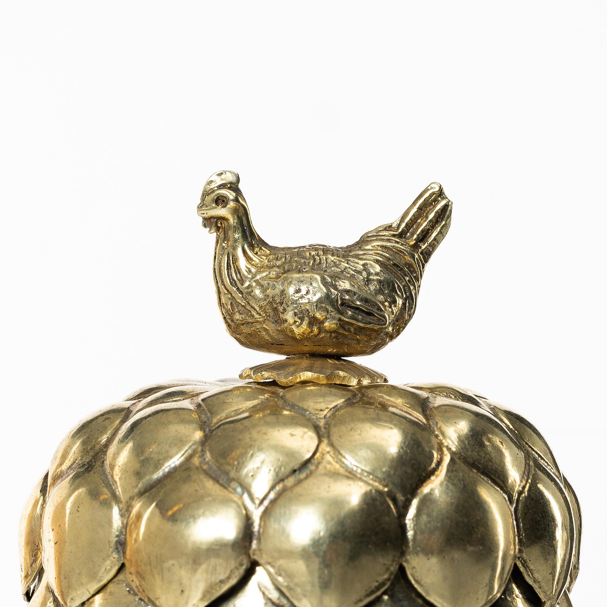 A silver gilt grape cup, historicism, 19th Century.