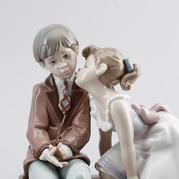 FIGURER, 4 st, porslin, Lladro, Spanien.