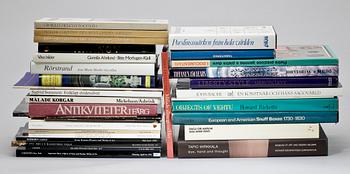 BÖCKER, 22+14st, mestadels konsthantverkslitteratur.