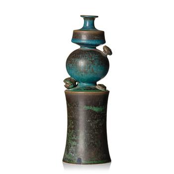 Stig Lindberg, a stoneware vase/sculpture, Gustavsberg Studio, 1962.