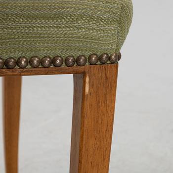 Carl Malmsten, four "Gustavus" chairs from Åfors Möbelfabrik, second half of the 20th century.